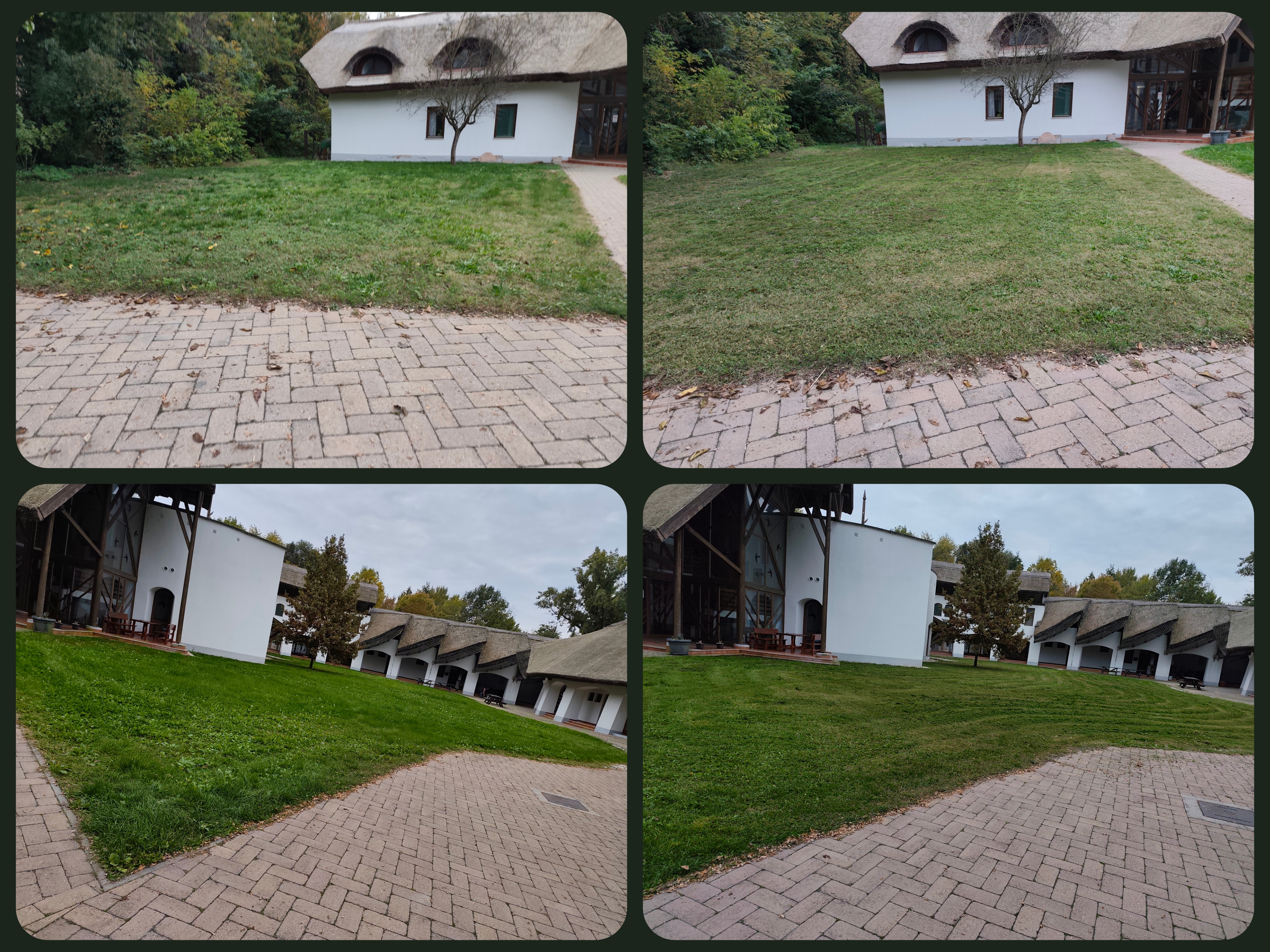 Fűnyírás nagy területen